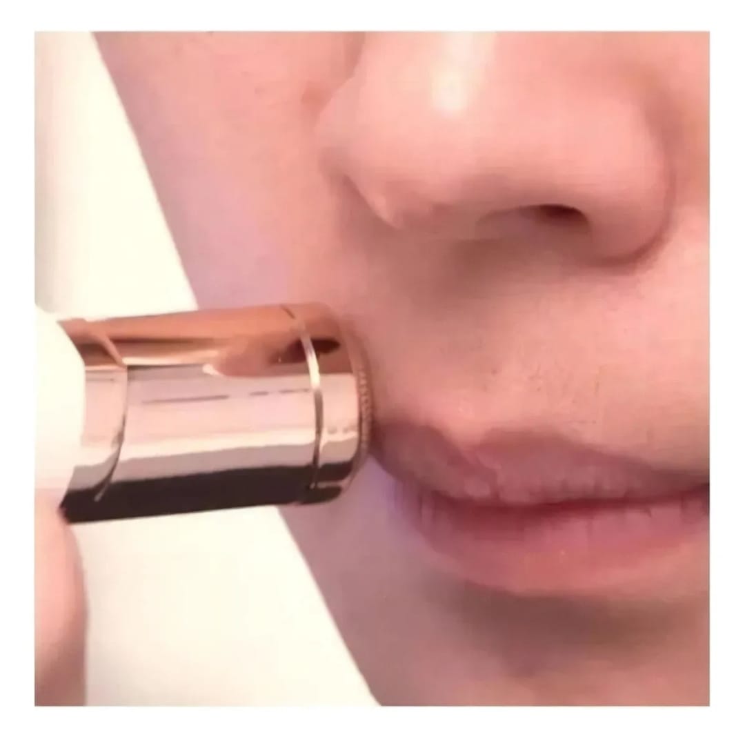 2 Unidades- Depilador Batom Portátil Facial Buço Rosto Aparador Pelos